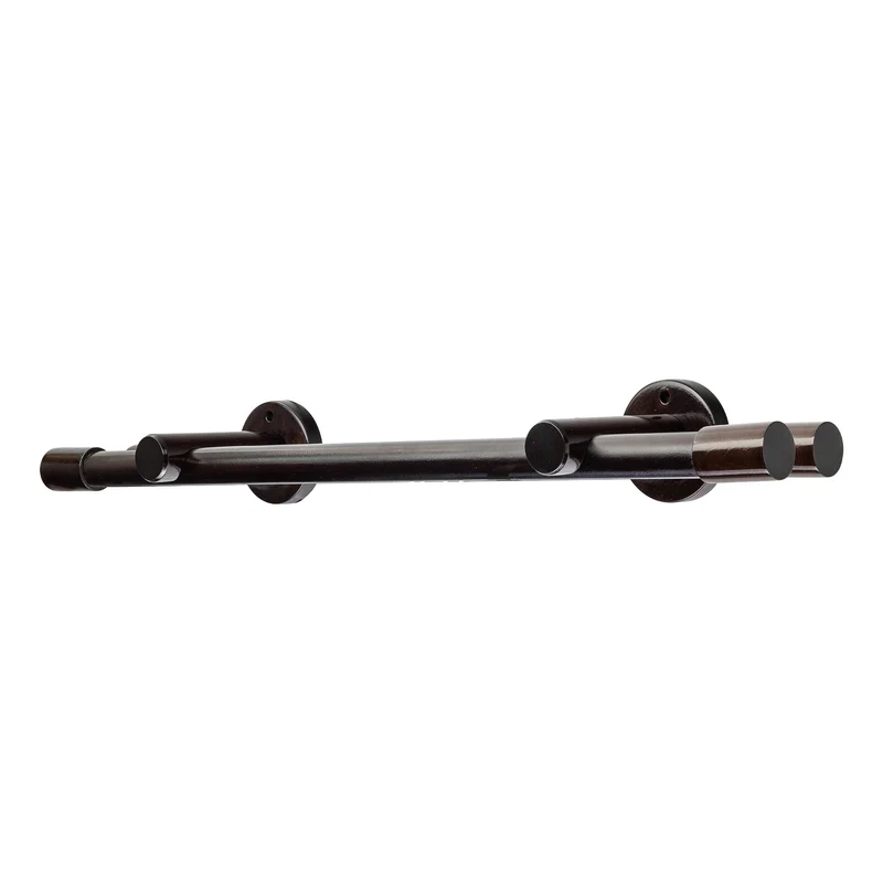 Luna Double 35 mm Wooden Curtain Rod & Track System