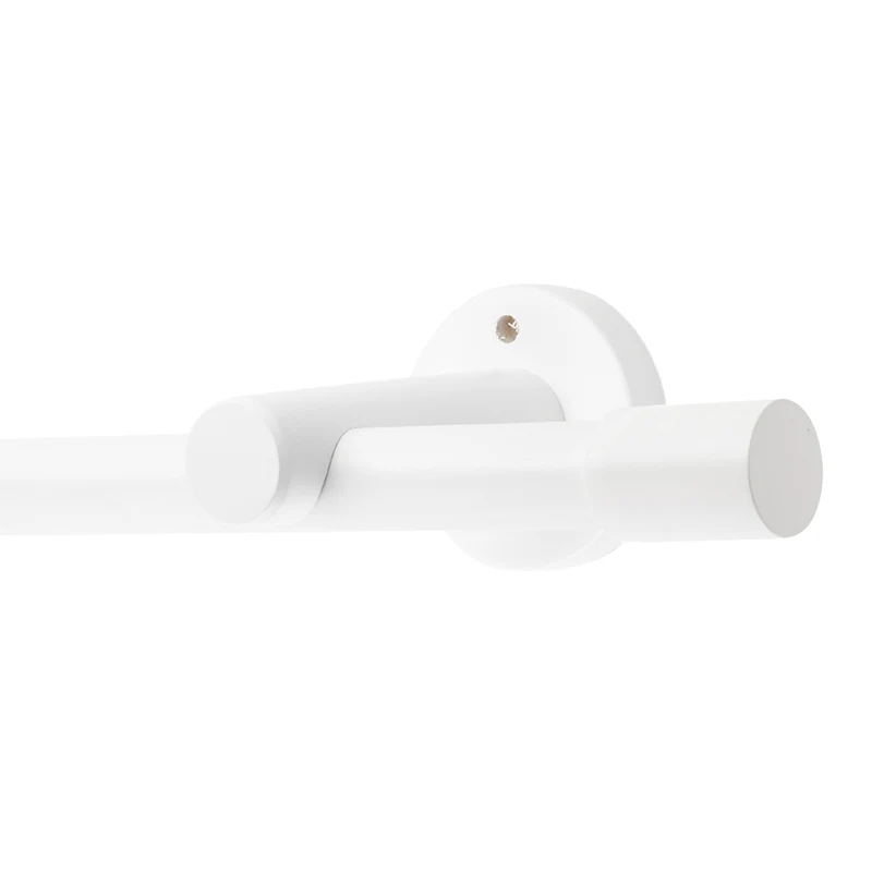Luna Single 35 mm Wooden Curtain Rod & Track System