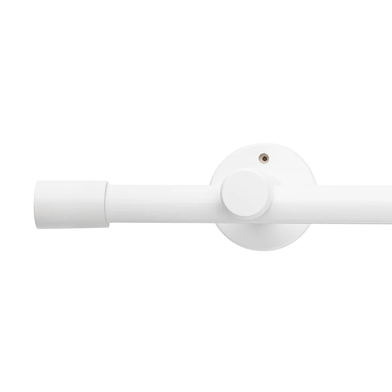 Luna Single 35 mm Wooden Curtain Rod & Track System