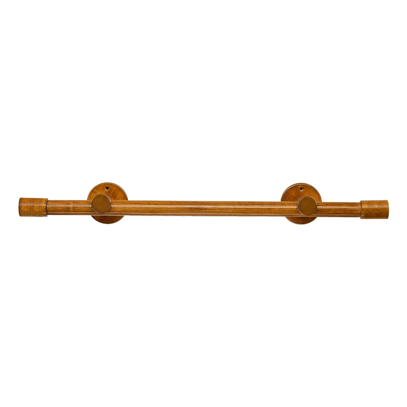 Luna Single 35 mm Wooden Curtain Rod & Track System