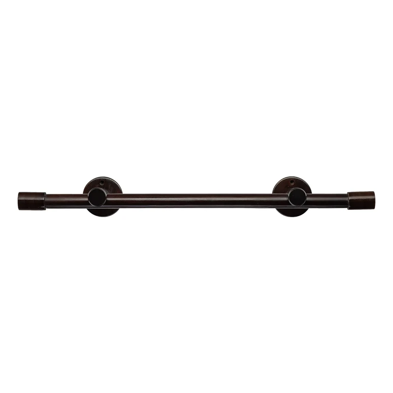Luna Single 35 mm Wooden Curtain Rod & Track System