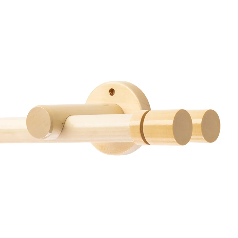 CILINDRU DOUBLE 35 MM WOODEN CURTAIN ROD & ALUMINUM TRACK SYSTEM