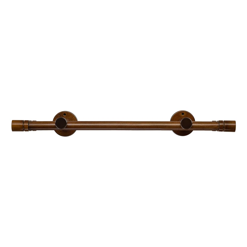 CILINDRU DOUBLE 35 MM WOODEN CURTAIN ROD & ALUMINUM TRACK SYSTEM