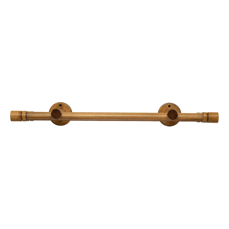 CILINDRU DOUBLE 35 MM WOODEN CURTAIN ROD & ALUMINUM TRACK SYSTEM