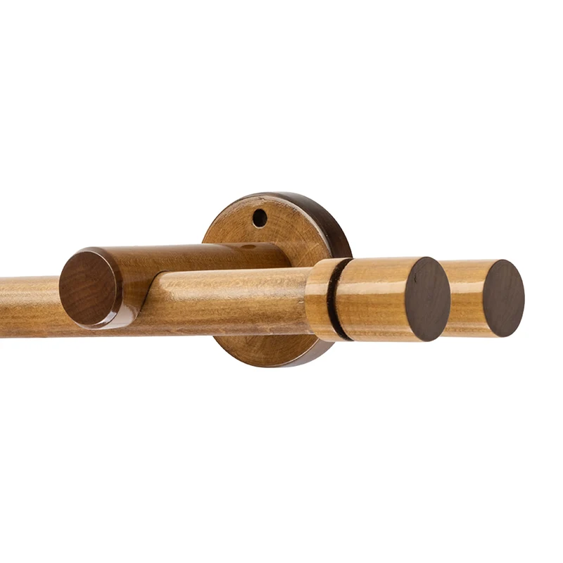 CILINDRU DOUBLE 35 MM WOODEN CURTAIN ROD & ALUMINUM TRACK SYSTEM