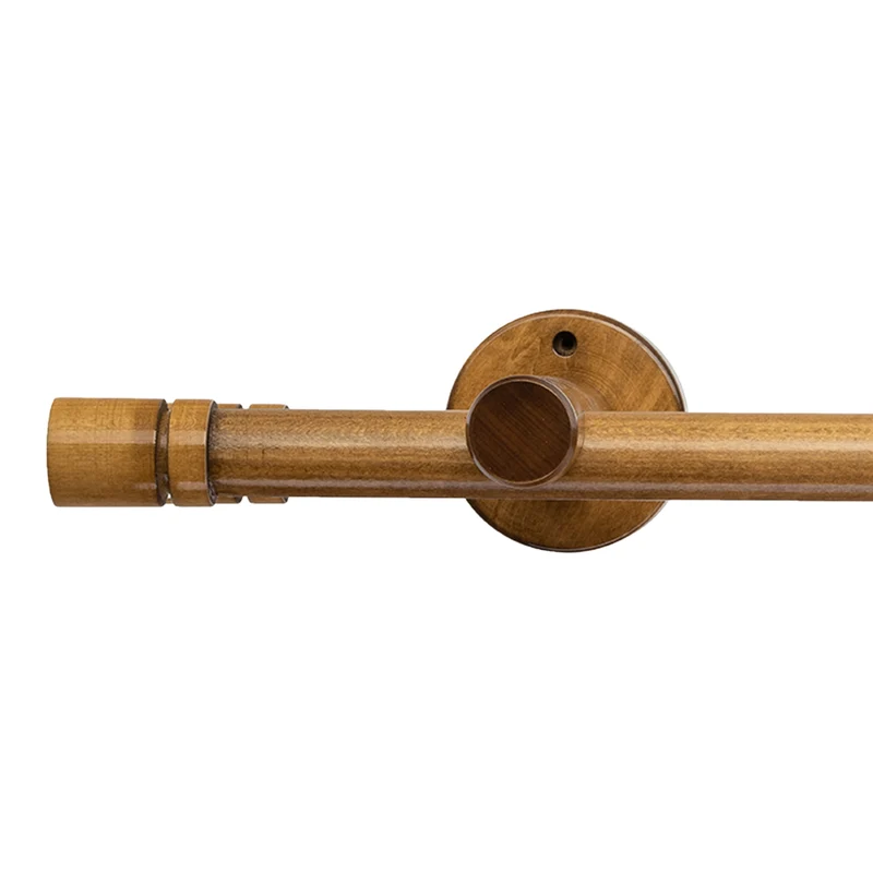 CILINDRU DOUBLE 35 MM WOODEN CURTAIN ROD & ALUMINUM TRACK SYSTEM
