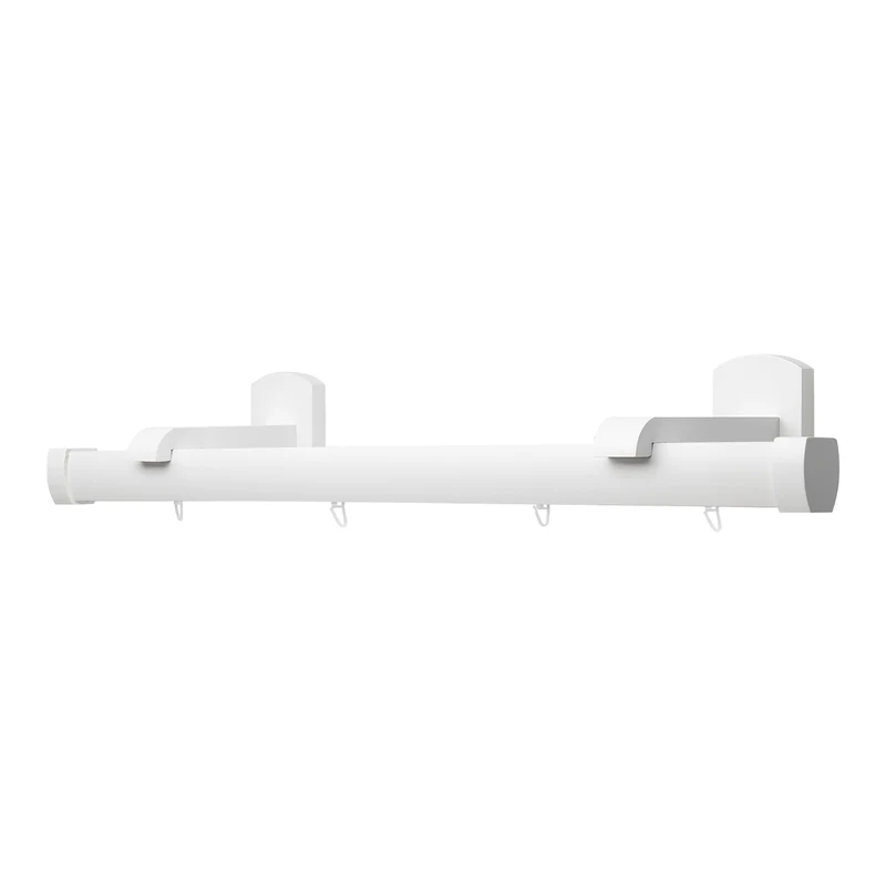 Domino Single Wooden Curtain Rod