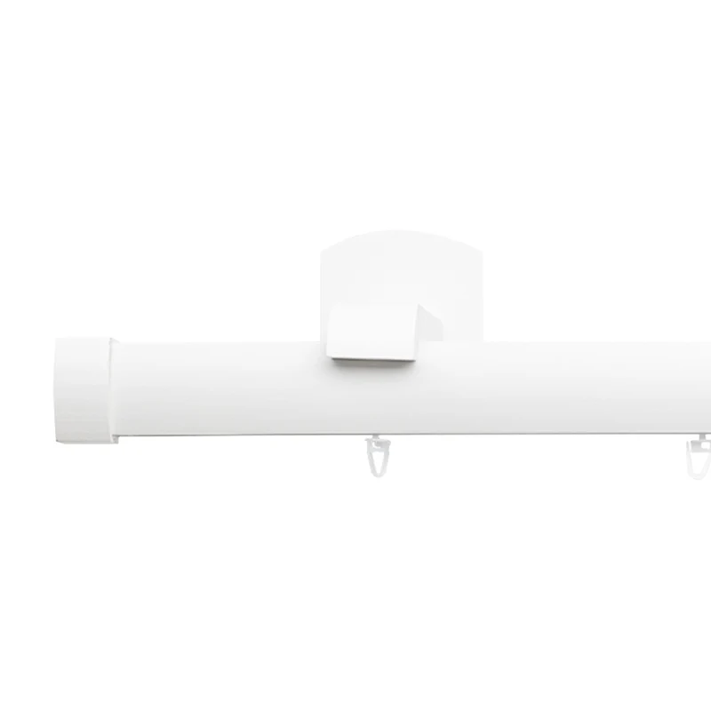 Domino Single Wooden Curtain Rod