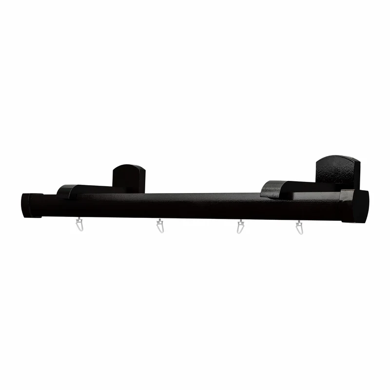 Domino Single Wooden Curtain Rod
