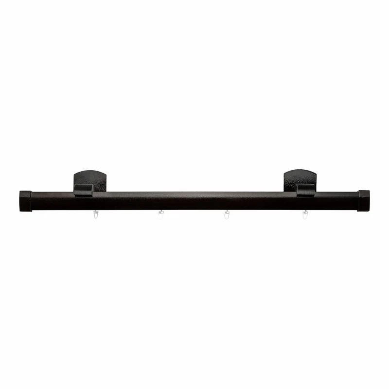 Domino Single Wooden Curtain Rod
