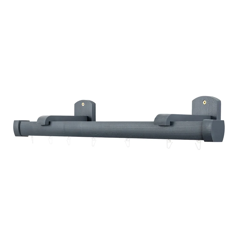 Domino Single Wooden Curtain Rod