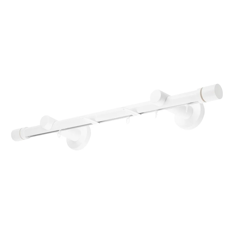 Cilindru Single 35 mm Wooden Curtain Rod & Aluminum Track System
