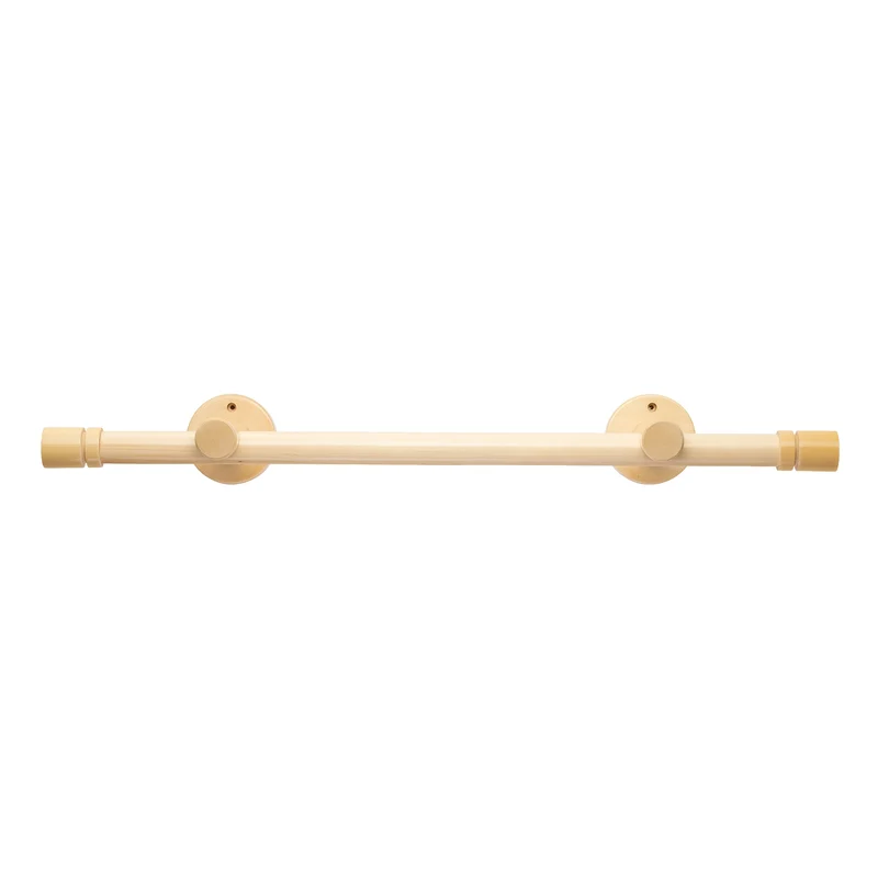 Cilindru Single 35 mm Wooden Curtain Rod & Aluminum Track System