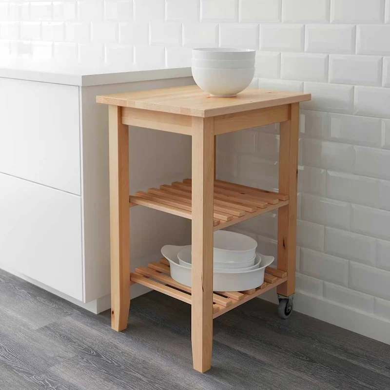 Bekvaem kitchen cart birch