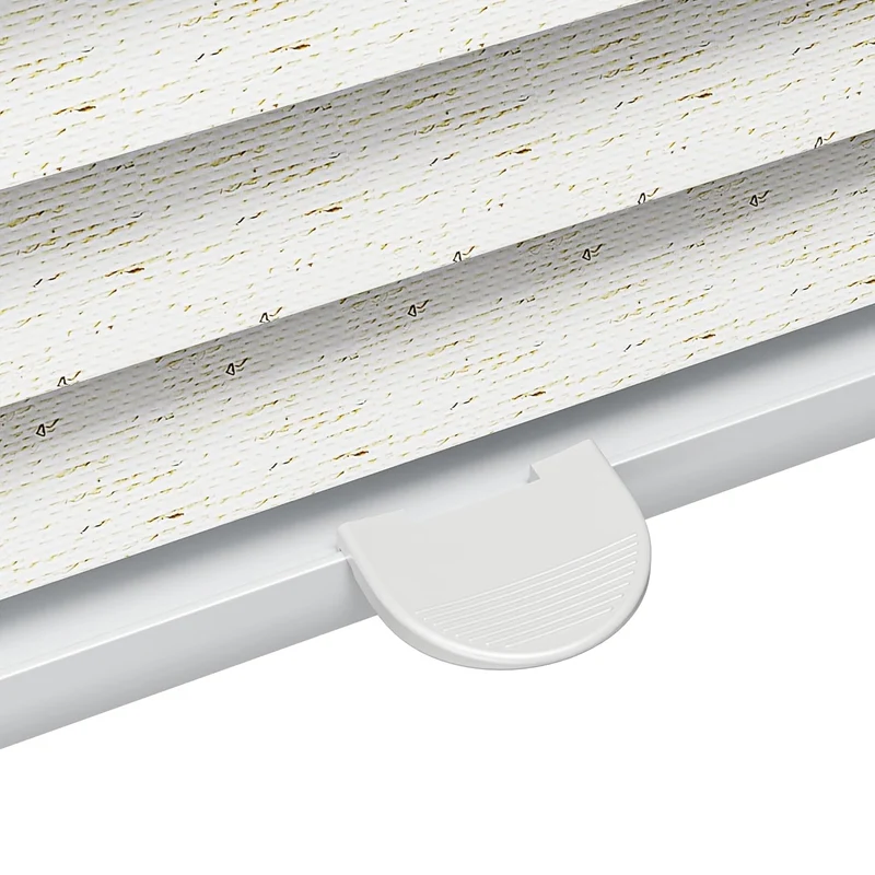Sekey Plissee ohne Bohren in Beige mit Leinenstruktur Blickdichtes Sonnenschutzrollo, Klemmfix & verspannt