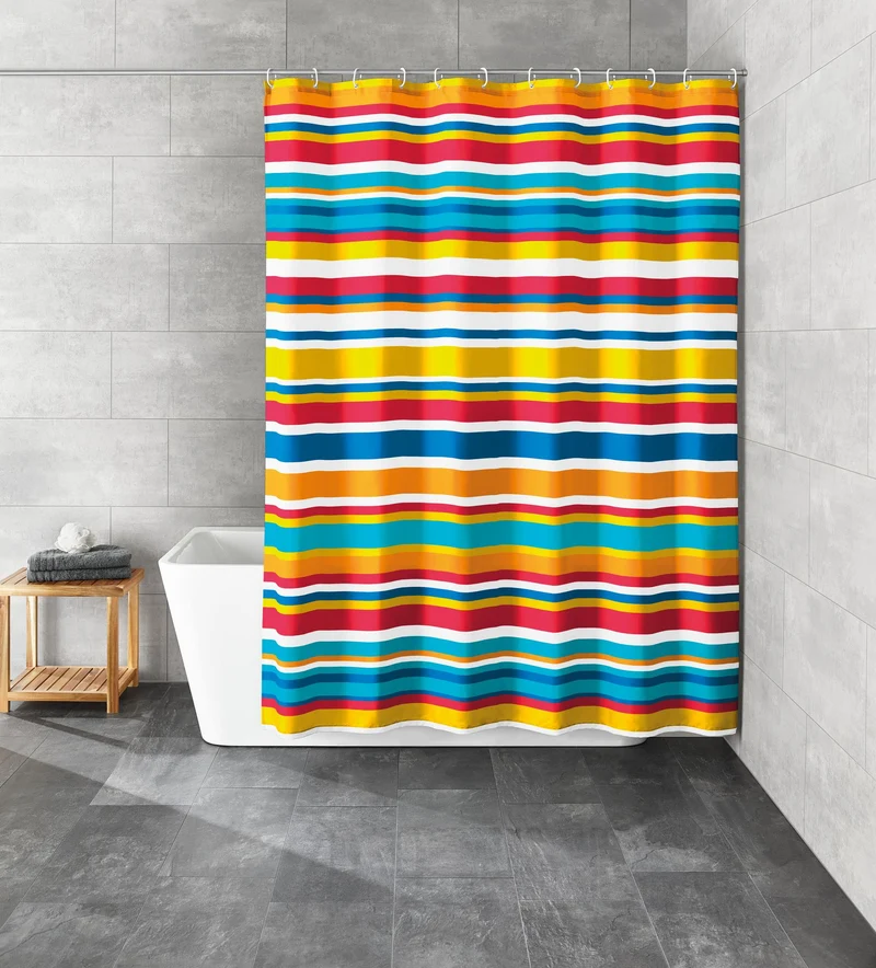 Duschvorhang PEVA LILU Multicolor 180 x 200 cm