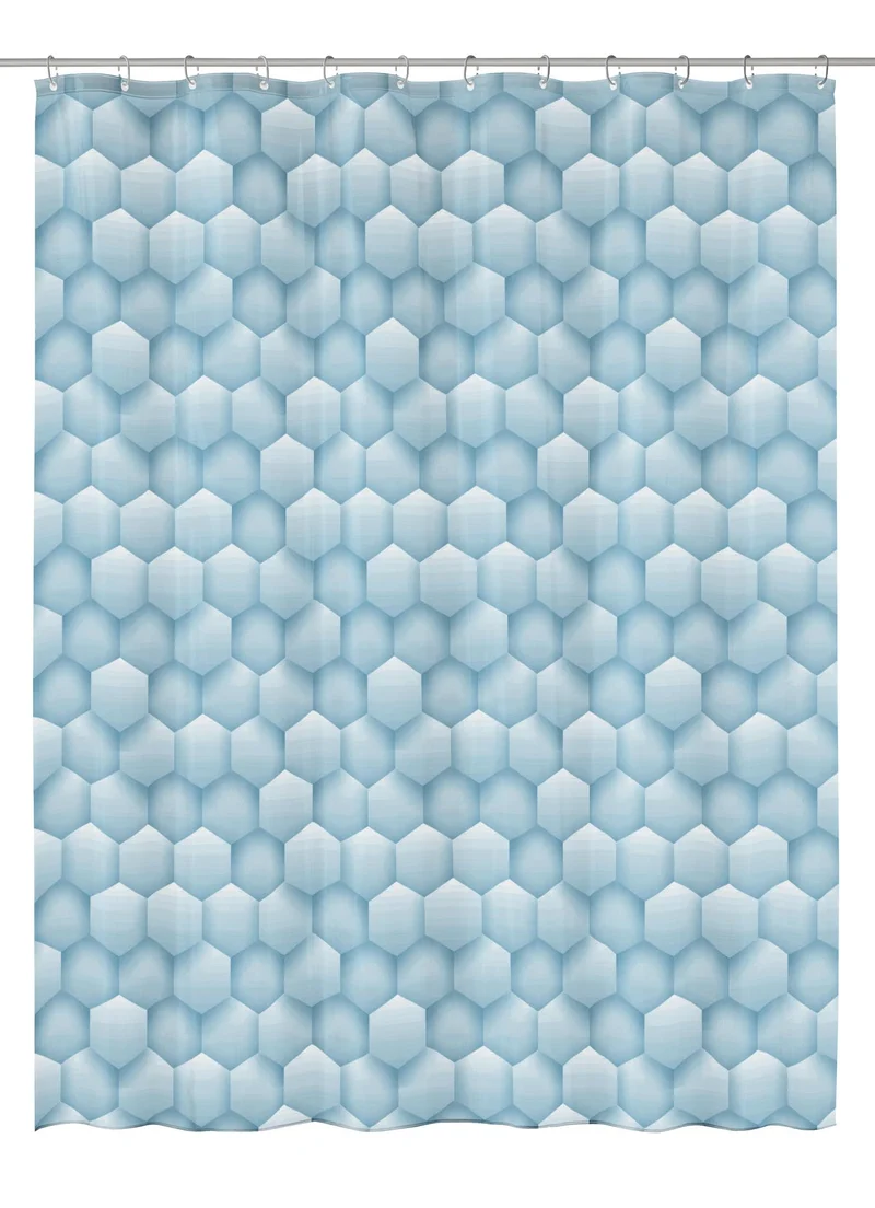 Duschvorhang PEVA HONEY Wasserblau 180 x 200 cm