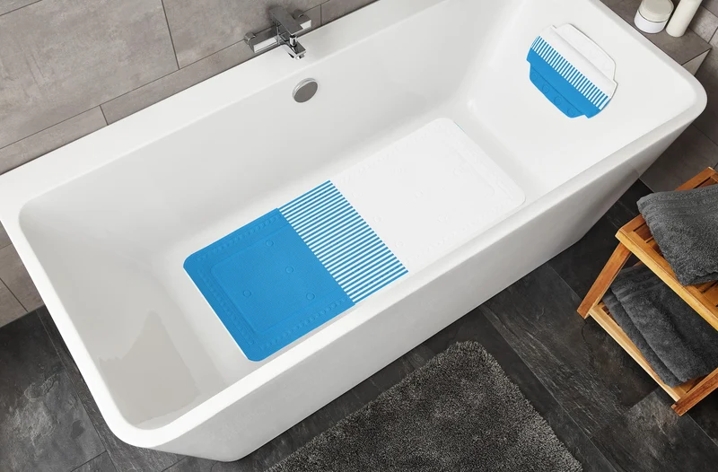 Wanneneinlage CASSIA Himmelblau 36 x 92 cm
