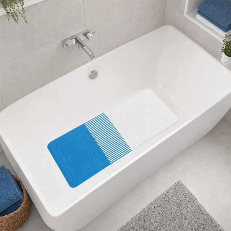 Wanneneinlage CASSIA Himmelblau 36 x 92 cm