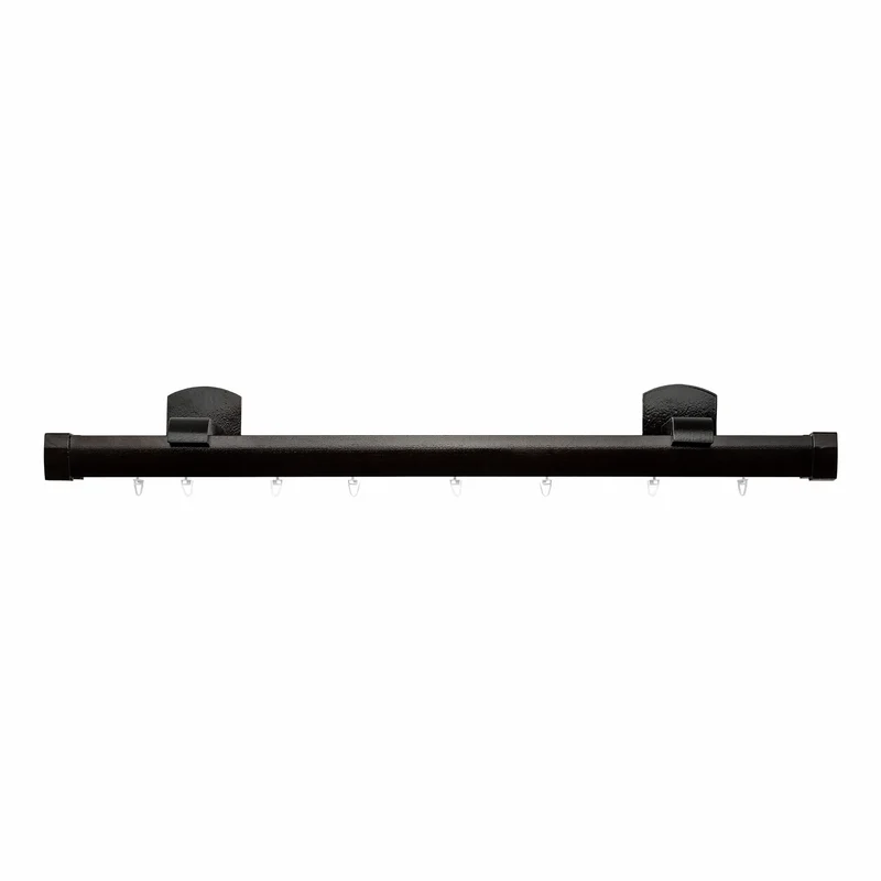 Domino Double Wooden Curtain Rod & Track System for Curtains and Drapes