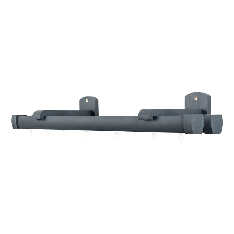 Domino Double Wooden Curtain Rod & Track System for Curtains and Drapes