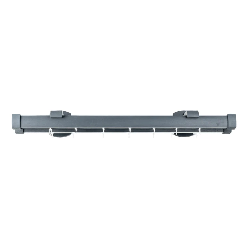 Domino Double Wooden Curtain Rod & Track System for Curtains and Drapes