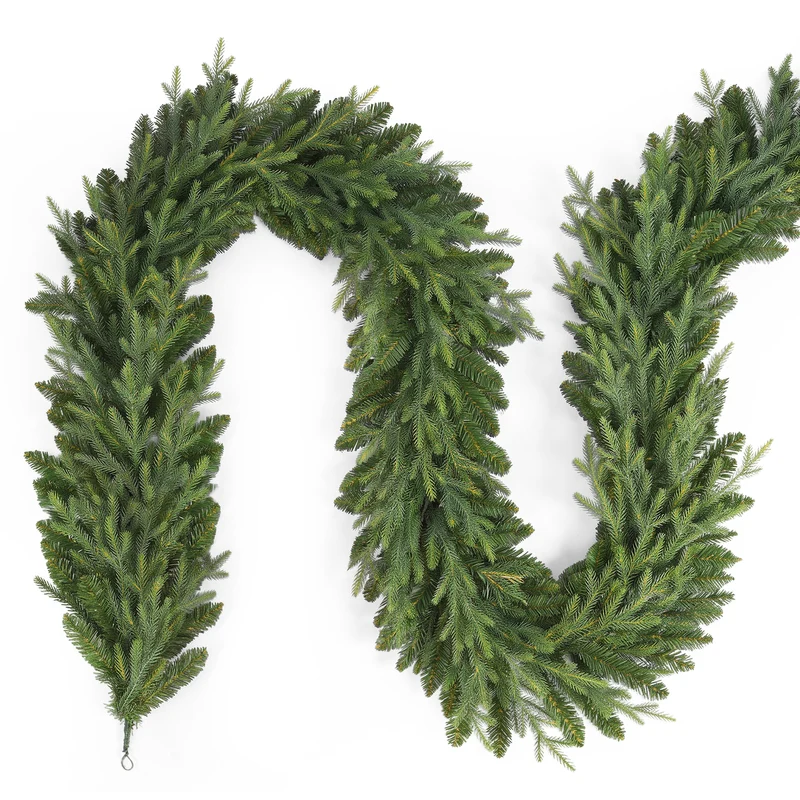 Salcar Künstliche Weihnachtsgirlande – Naturgetreue Fichten-Optik aus PE & PVC, 3 m / 5 m / 10 m