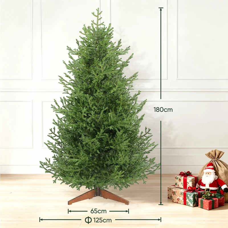Salcar Künstlicher Weihnachtsbaum Fichte – Extra dicht & naturgetreu, bis zu 99 % PE, 90–210 cm