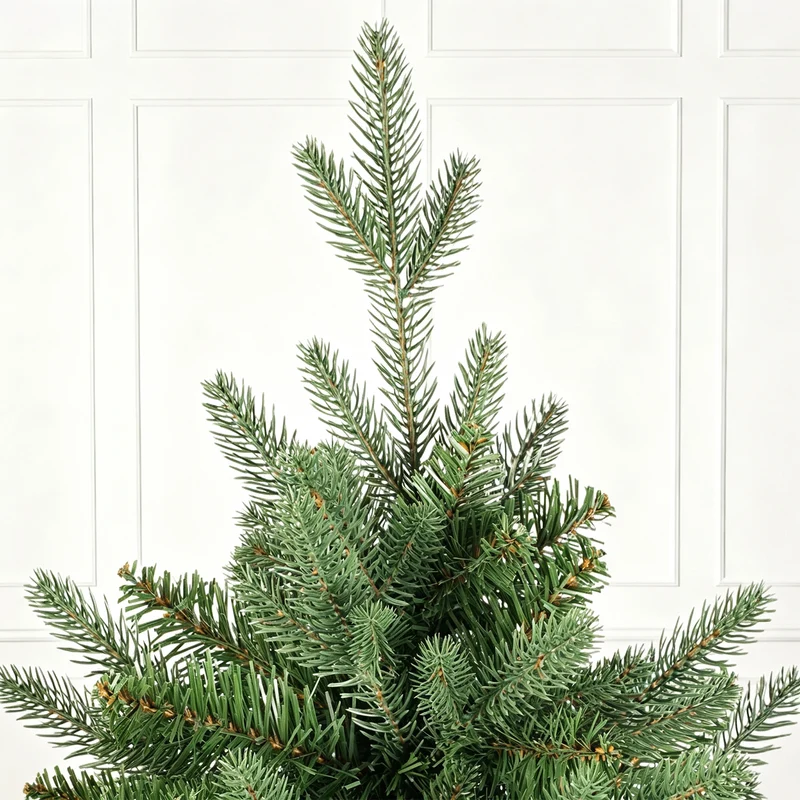 Salcar Künstlicher Weihnachtsbaum Nordmanntanne – PE & PVC, naturgetreuer Christbaum, 150/180/210 cm