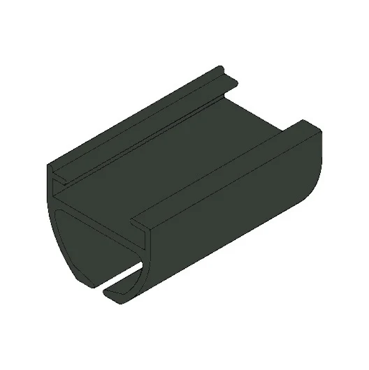 Modell 410 Schleuderschiene 1-läufig | schwarz