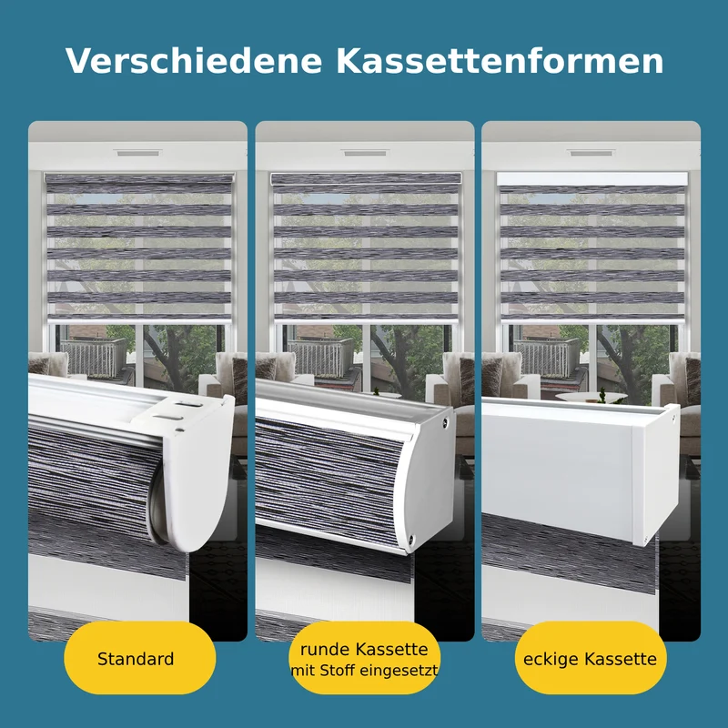 SmartWings Smart Zebra Doppelrollos elektrisch 60% lichtdurchlässig 75mm Eloise
