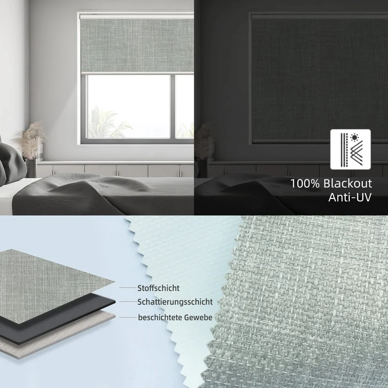 SmartWings Smart Rollos elektrisch 100% Verdunkelung Vigor