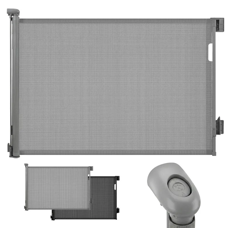 Sekey Ausziehbares Treppenschutzgitter 0–150 cm – TÜV & EN1930 zertifiziert, 97 cm hoch, feste Schraubmontage, Baby- & Haustiergitter für Treppe, Tür & Flur