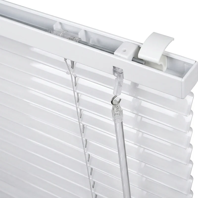 Sekey Aluminium Jalousie ohne Bohren – Klemmfix Jalousie für Fenster, 25 mm Alu-Lamellen, Lichtschutz & Sichtschutz, weiß