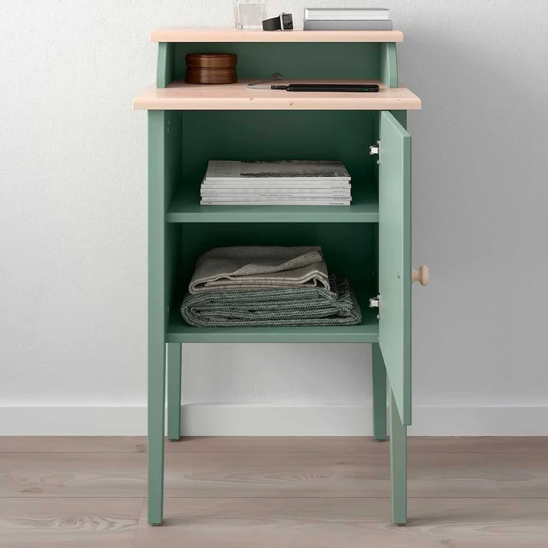 Olderdalen nightstand gray