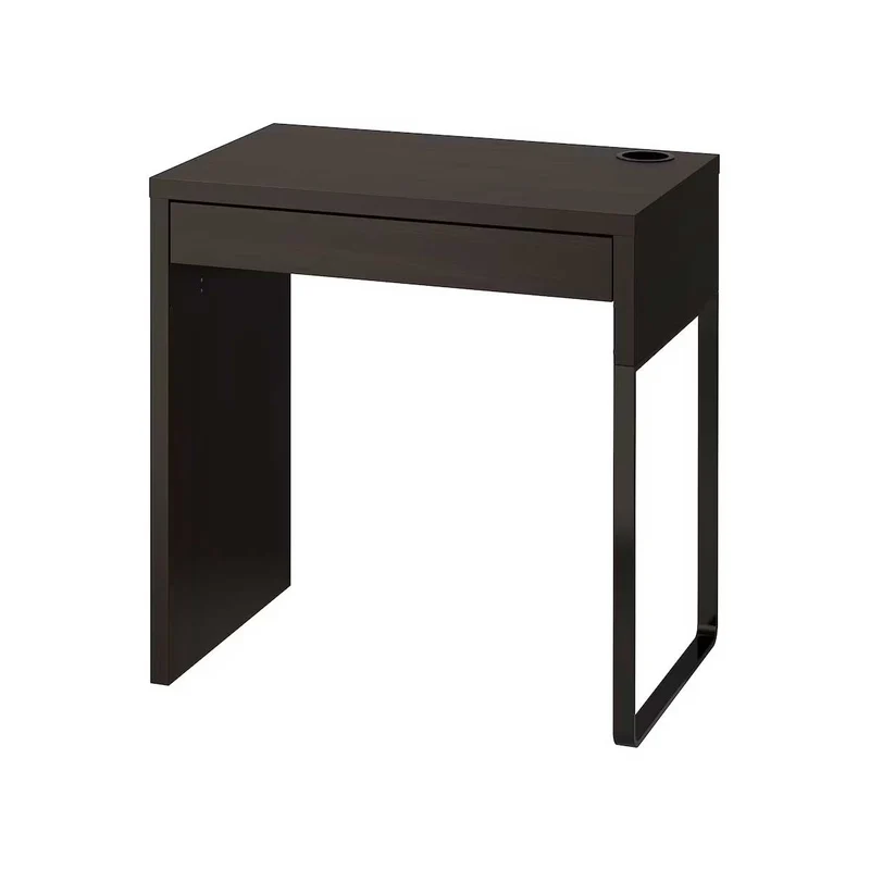 Micke desk black brown