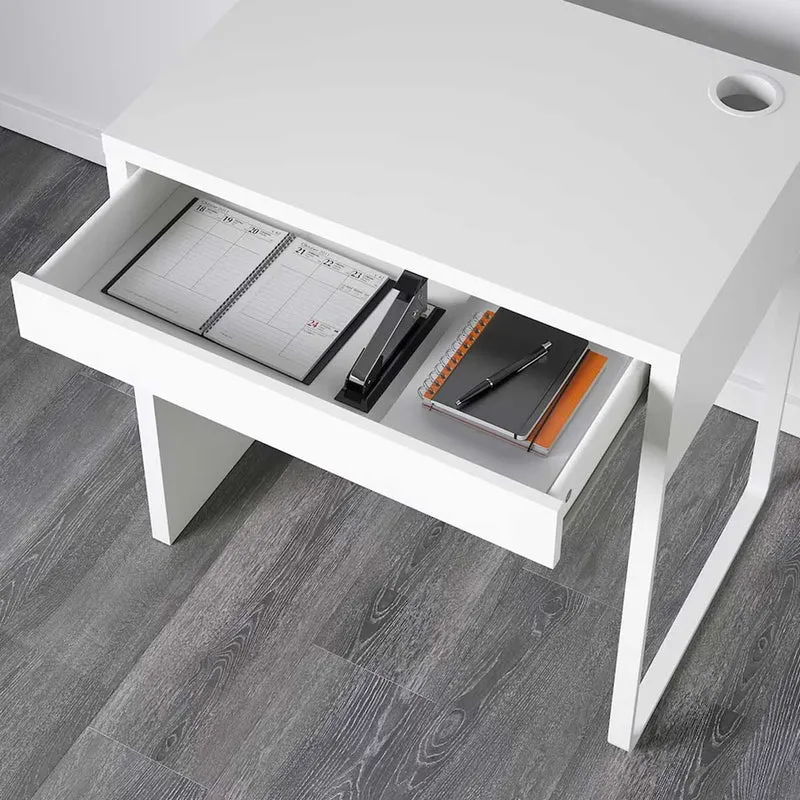 Micke desk black brown