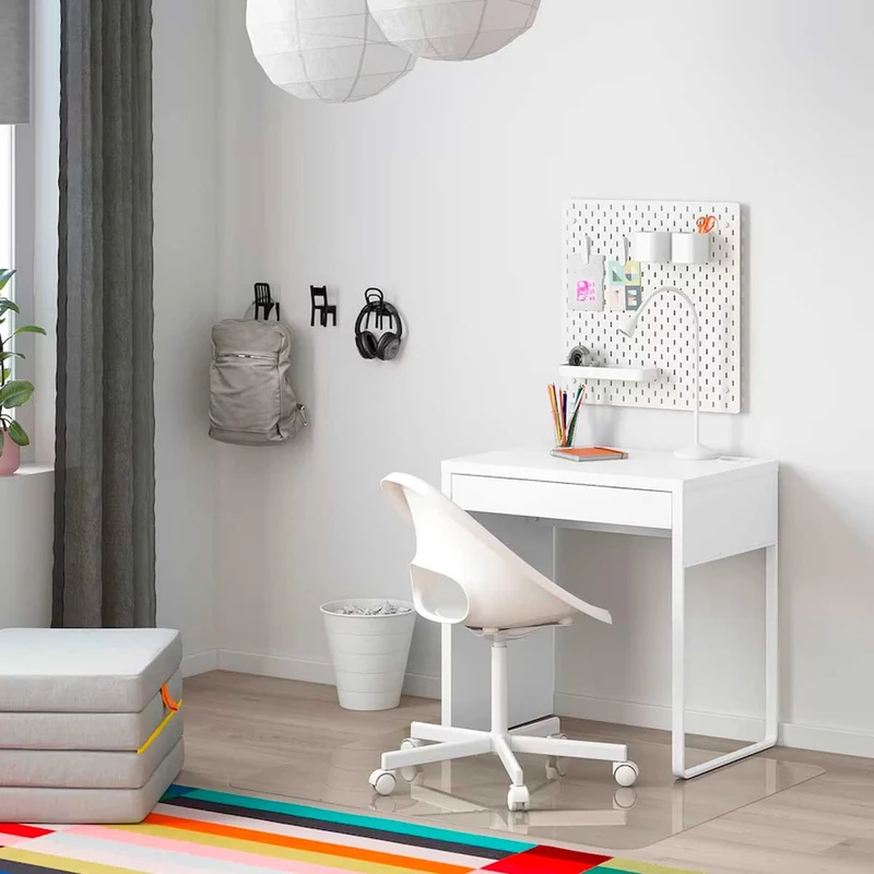 Micke desk black brown
