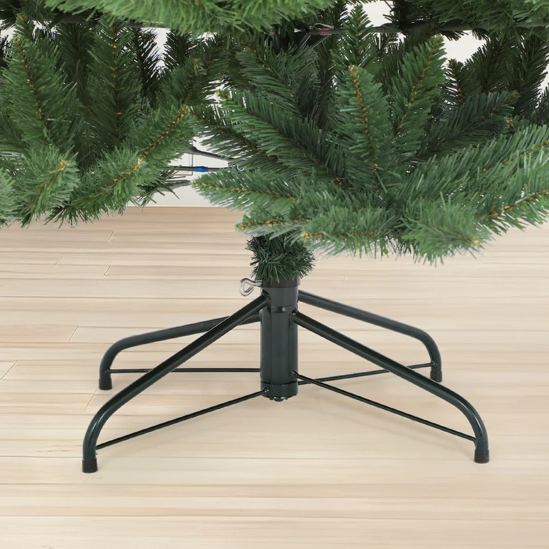 Salcar Künstlicher Weihnachtsbaum aus 100% PVC – Naturgetreuer Tannenbaum mit dichtem Nadelkleid, stabilem Standfuß & Handschuhen – Wiederverwendbar, Sicher & Umweltfreundlich