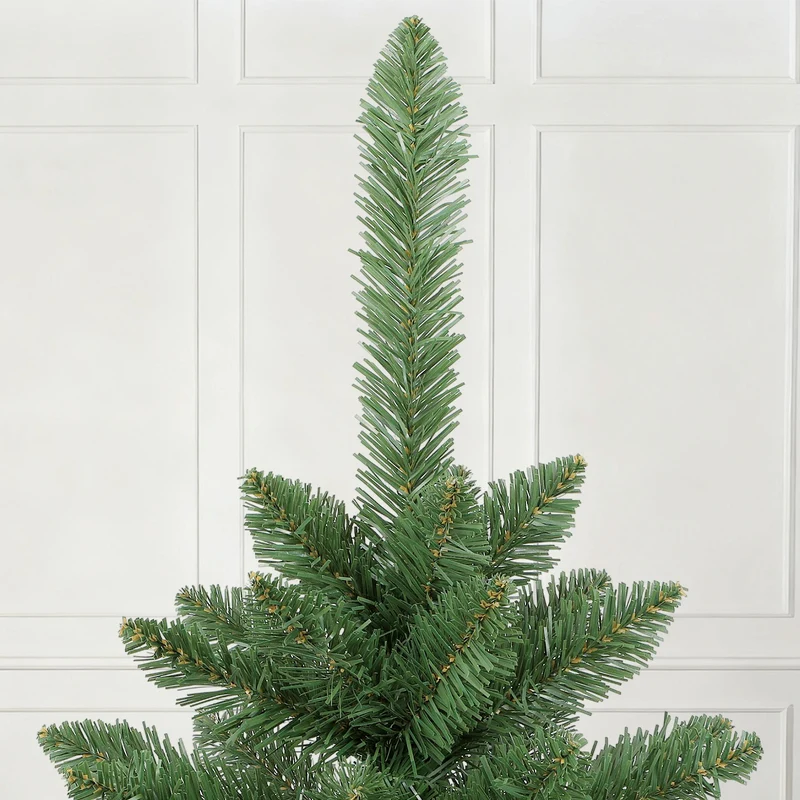 Salcar Künstlicher Weihnachtsbaum aus 100% PVC – Naturgetreuer Tannenbaum mit dichtem Nadelkleid, stabilem Standfuß & Handschuhen – Wiederverwendbar, Sicher & Umweltfreundlich