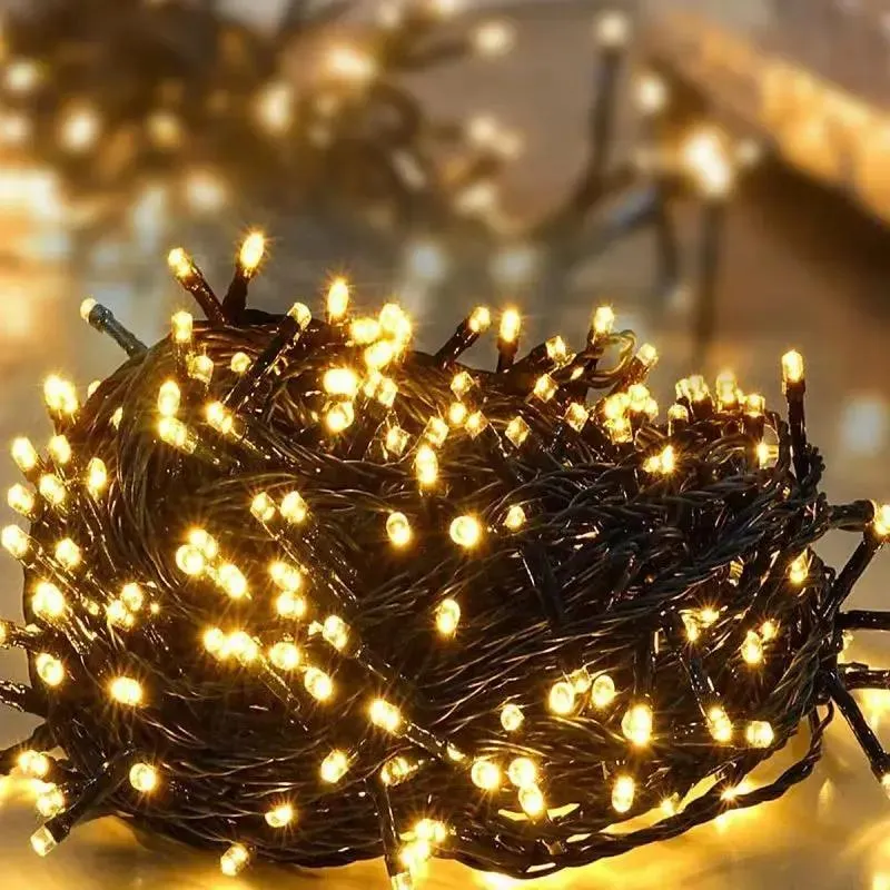 Salcar 5/10/15/23/40/60/80/100m Lichterkette, 50/150/220/360/640/1000/1330/1660 LEDs, 31V GS-zertifizierte Stromversorgung