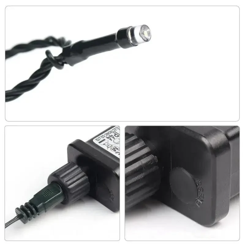Salcar 5/10/15/23/40/60/80/100m Lichterkette, 50/150/220/360/640/1000/1330/1660 LEDs, 31V GS-zertifizierte Stromversorgung
