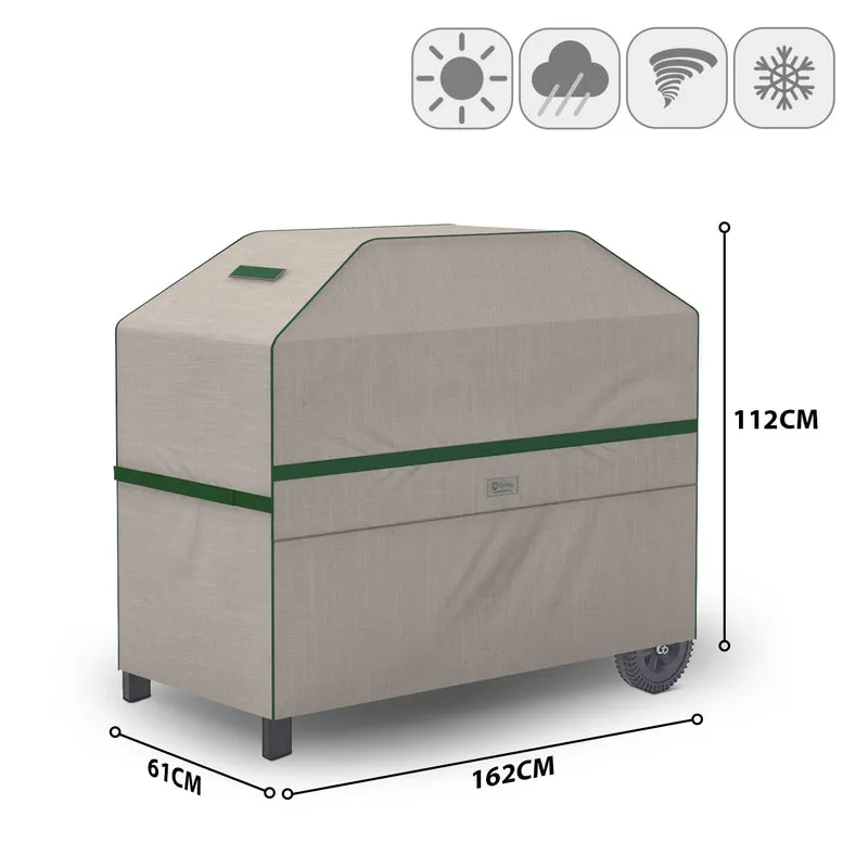 Sekey Grill-Schutzhülle 162×62×112 cm – Wetterfeste Grillabdeckung für Holzkohlegrill & Grillwagen, Wasserabweisend, UV-beständig, Windfest