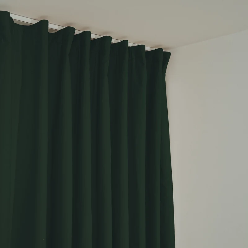 psssst Akustikvorhang 640g/m² | moosgrün