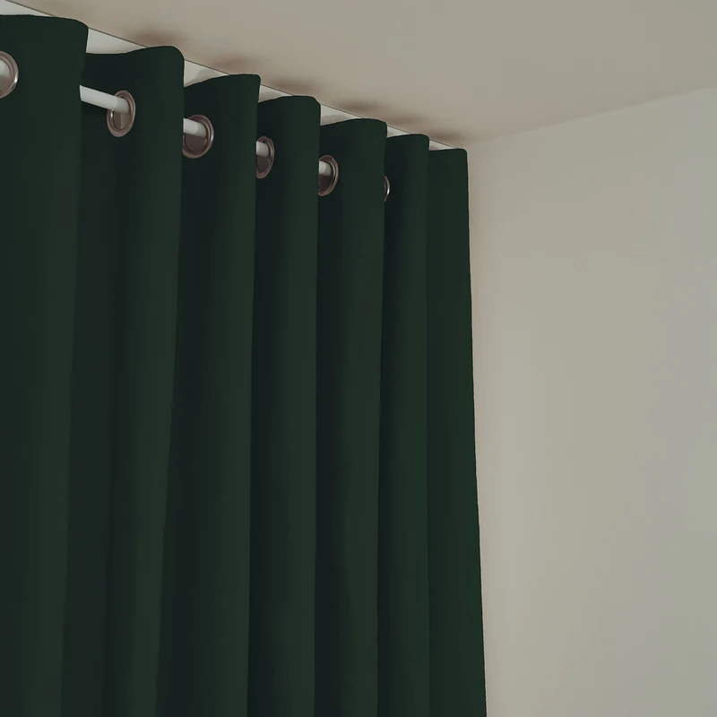 psssst Akustikvorhang 640g/m² | moosgrün