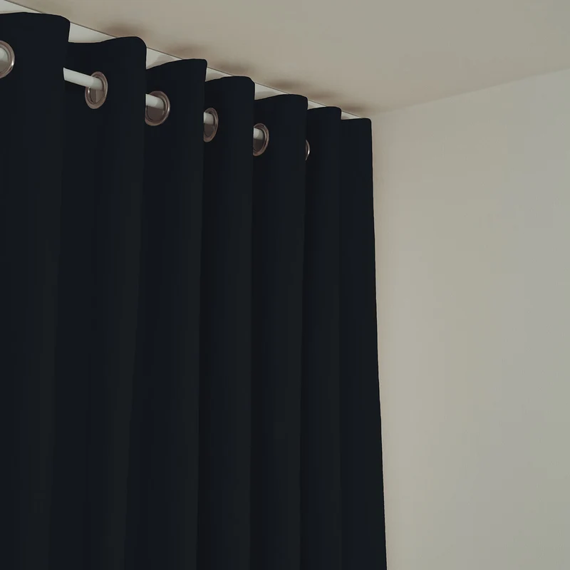 psssst Akustikvorhang 640g/m² | schwarz