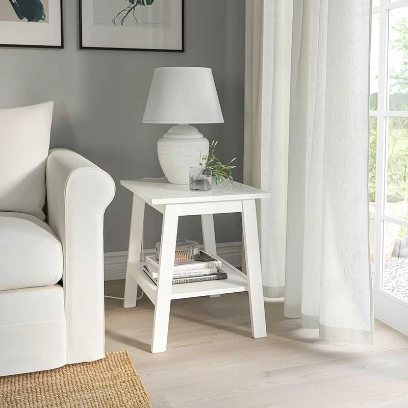 Lunnarp side table white