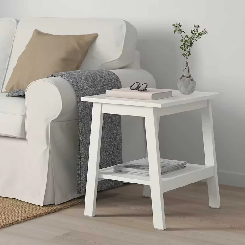 Lunnarp side table white
