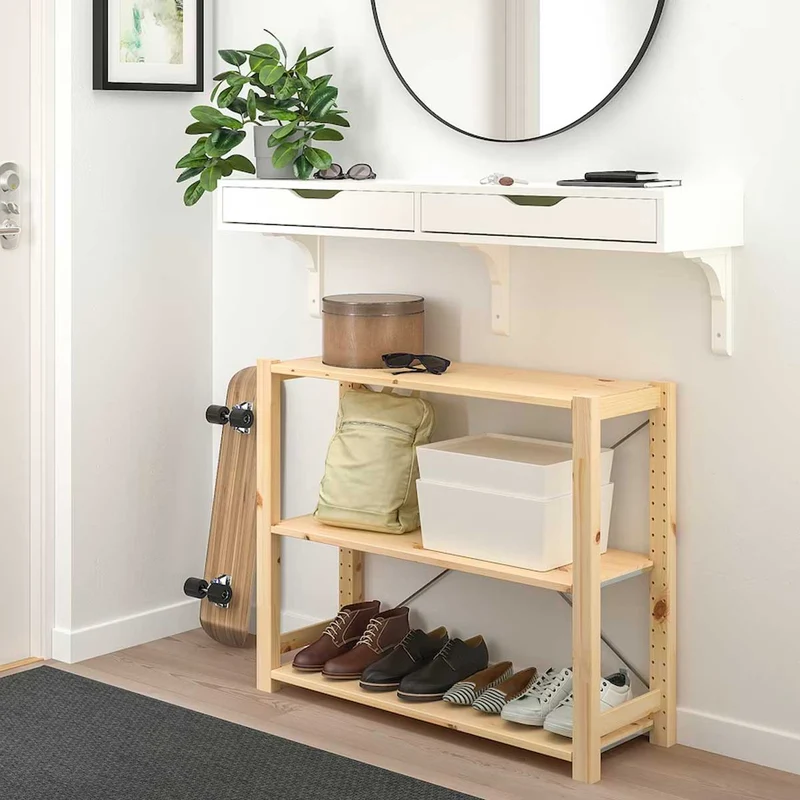 Ivar shelving unit pine