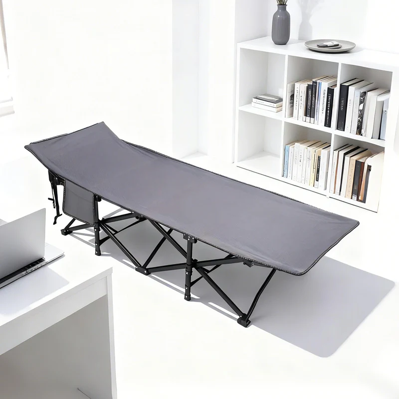Sekey Feldbett Campingbett Klappbar 190×71×35 cm | 200 kg belastbar | 1200D Oxford | wahlweise mit 7 cm Matratze | Faltbare Camping- & Angelliege für Garten & Outdoor